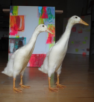 Kunstkritiker im Atelier Kunstkritiker im Atelier